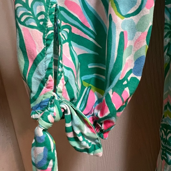 Lilly Pulitzer Jamielynn Off-Shoulder Dress (Sz. S) - Picture 4 of 7